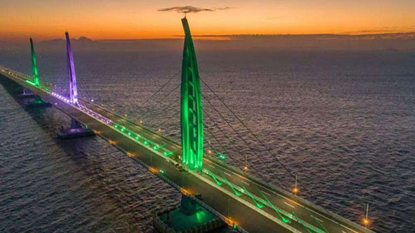 港珠澳大桥开展全线试运行通关测试 港珠澳大桥开展全线试运行通关测试