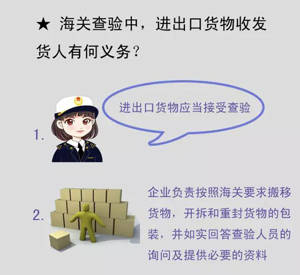 进出口货物查验须知 进出口货物查验须知