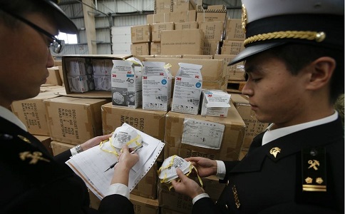 海关进口口罩清关