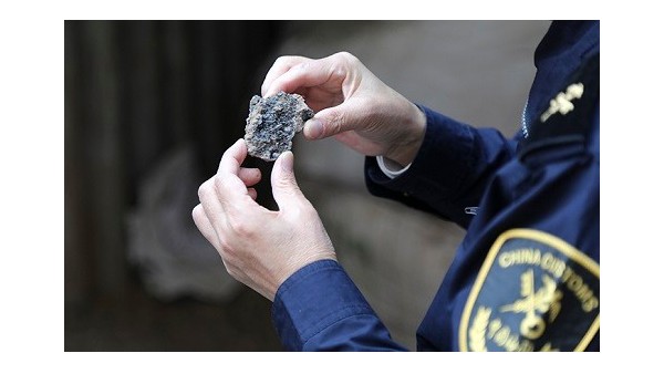 黄埔海关查获国家禁进固体废物400余吨