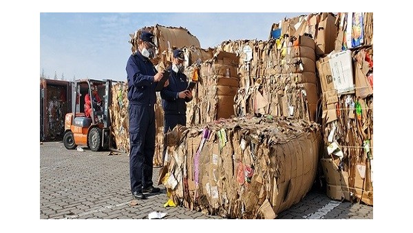 请依法进口纸产品报关!太仓退运九百吨废纸